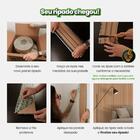 Painel Ripado Laminado De Eva Autocolante Rpdol 10cm Linha Ma