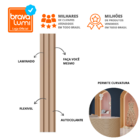 Painel Ripado Laminado Eva Autocolante 10cm Linha Play Creme