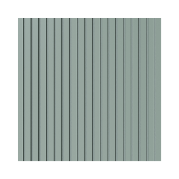 Painel Ripado Laminado Eva Autocolante 10cm Linha Play Verde