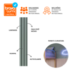 Painel Ripado Laminado Eva Autocolante 10cm Linha Play Verde