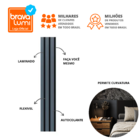 Painel Ripado Laminado Eva Autocolante 10cm Linha Urban Blue