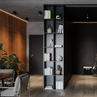 Painel Ripado Laminado Eva Autocolante 10cm Linha Urban Bronz