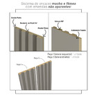 Painel Ripado Lateral 15mm Para Revestimento De Parede Linea