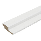 Painel Ripado de Madeira MDF 2,70m x 1,2cm x 3,4cm Branco Moldurama