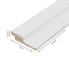 Painel Ripado de Madeira MDF 2,70m x 1,5cm x 6cm Branco Moldurama