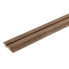 Painel Ripado de Madeira MDF 2,70m x 1,2cm x 3,4cm Carvalho York Moldurama