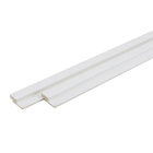 Painel Ripado de Madeira MDF 2,70m x 1,2cm x 3,4cm Primer Branco Moldurama