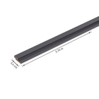 Painel Ripado de Madeira MDF 2,70m x 1,2cm x 3,4cm Titanium Moldurama