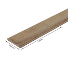 Painel Ripado em Madeira Pinus 10,5x270cm Carvalho York Ramp Mature - 2 Peças