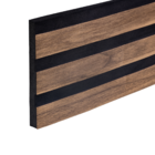 Painel Ripado Madeto Nogueira Intenso 10cm X 1,0cm 10m