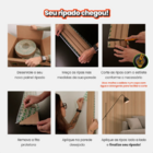 Painel Ripado Madeto Nogueira Intenso 10cm X 1,0cm 10m