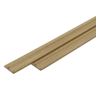 Painel Ripado em MDF 4,5x270cm Italy Oak Premium Moldurama - 5 Peças