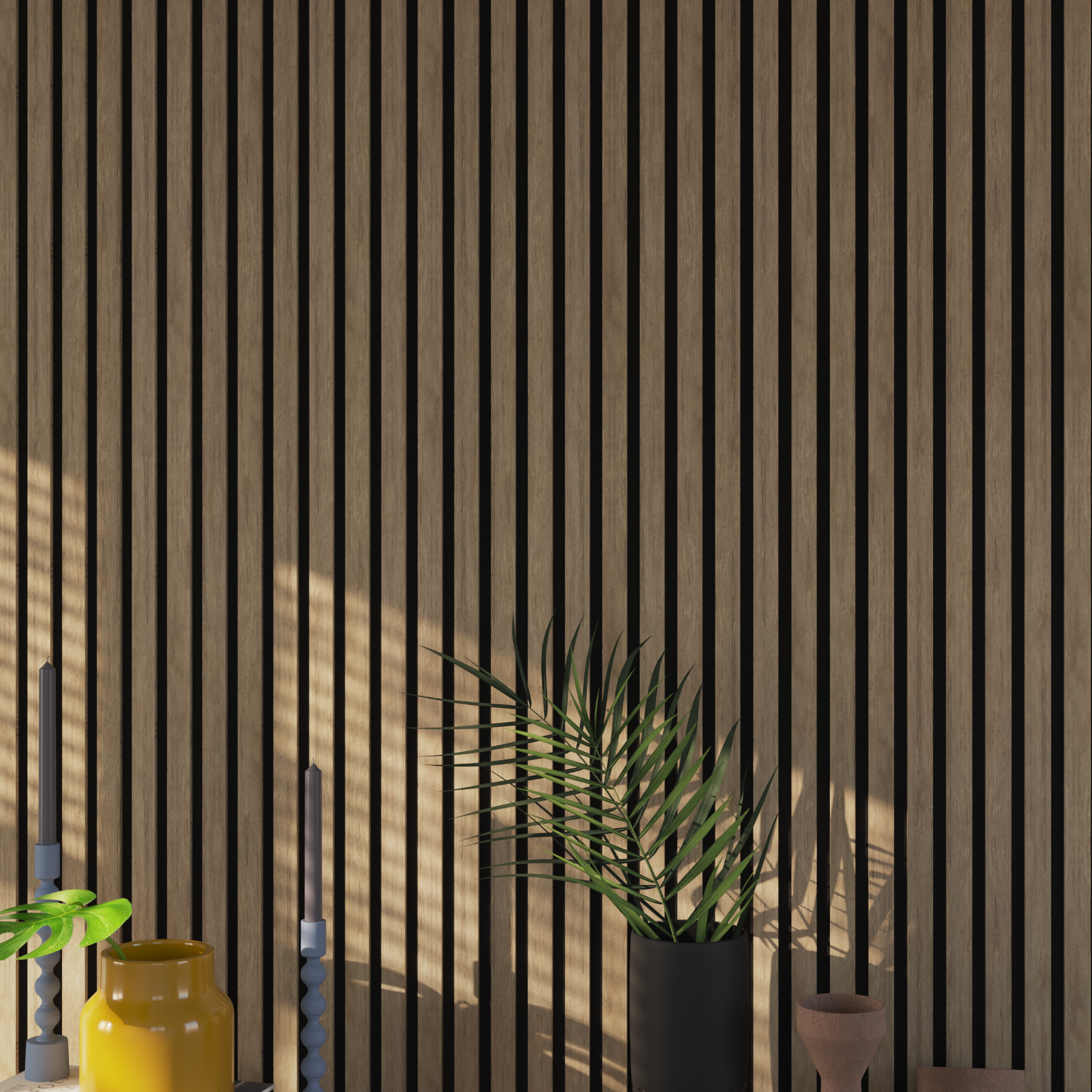 Painel Ripado de Madeira MDF 1,9mm Carvalho 30x260cm Ravik Artens