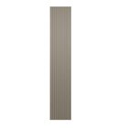 Painel Ripado Mdf Modular Gris Fosco Gris Fosco