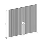 Painel Ripado Modular 210cm Nature Fosco