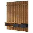 Painel Ripado Nassau Para Tv Até 75" Polegadas Com 1 Gaveta