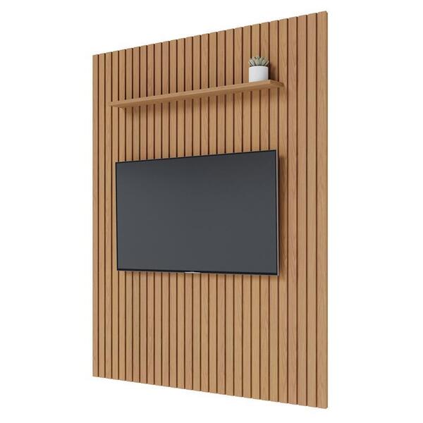 Painel Ripado Niagara 1956mm Para Tv De 82" Freijo - Colibri