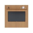 Painel Ripado Niagara 2500mm Para Tv De 82" Freijo - Colibri