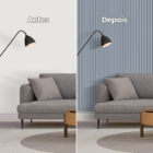 Painel Ripado Papel De Parede Autocolante Eva Laminado Textur