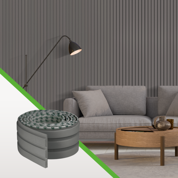 Painel Ripado Papel De Parede Autocolante Eva Laminado Textur