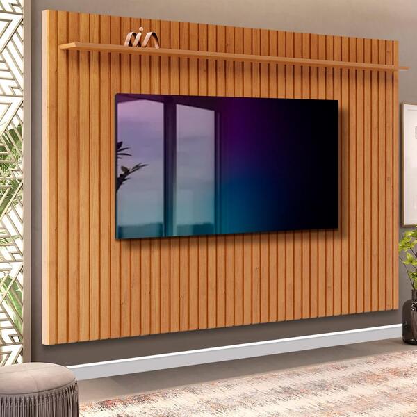 Painel Ripado Para Sala Até 70 Polegadas 230cm Nature Loft Im