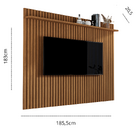 Painel Ripado Para Sala Com Uma Prateleira Venus 1.8 - Giga M