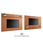 Painel Ripado Para Sala Tv Até 70 Pol. 200cm Like H01 Nature