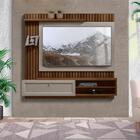 Painel Ripado Para Tv 55 Polegadas Amêndoa Titânio Tocantins