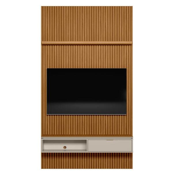 Painel Ripado Para Tv 60 Pol. Com Bancada 141cm Premium Plus