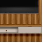 Painel Ripado Para Tv 60 Pol. Com Bancada 141cm Prime Plus L0