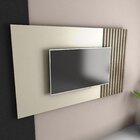 Painel Ripado Para Tv 60 Polegadas 160cm X 90cm Luara Off Whi