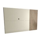 Painel Ripado Para Tv 60 Polegadas 160cm X 90cm Luara Off Whi
