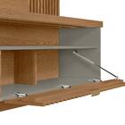 Painel Ripado Para Tv 65 Polegadas Amêndoa Titânio Shopjm