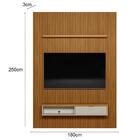 Painel Ripado Para Tv 75 Pol. Com Bancada 180cm Prime Plus L0