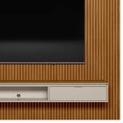 Painel Ripado Para Tv 75 Pol. Com Bancada 258cm Premium Plus