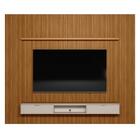 Painel Ripado Para Tv 75 Pol. Com Bancada 297cm Premium L06 N