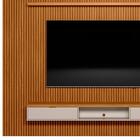 Painel Ripado Para Tv 75 Pol. Com Bancada 297cm Prime L06 Nat