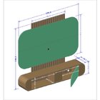 Painel Ripado Para Tv Até 55 Polegadas Jurerê Marrom/cinza