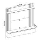Painel Ripado Para Tv Até 65 Polegadas 165,6cmx160,6cm Off Wh