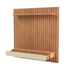 Painel Ripado Para Tv Até 65 Polegadas 2 Gavetas 178cm Pradel