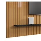 Painel Ripado Para Tv Até 65 Polegadas 2 Prateleiras Roma Cin