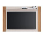 Painel Ripado Para Tv Até 65 Polegadas Off White/freijó Trend