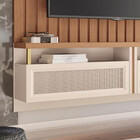 Painel Ripado Para Tv Até 70 Polegadas 2 Portas Átrio Hb Móve