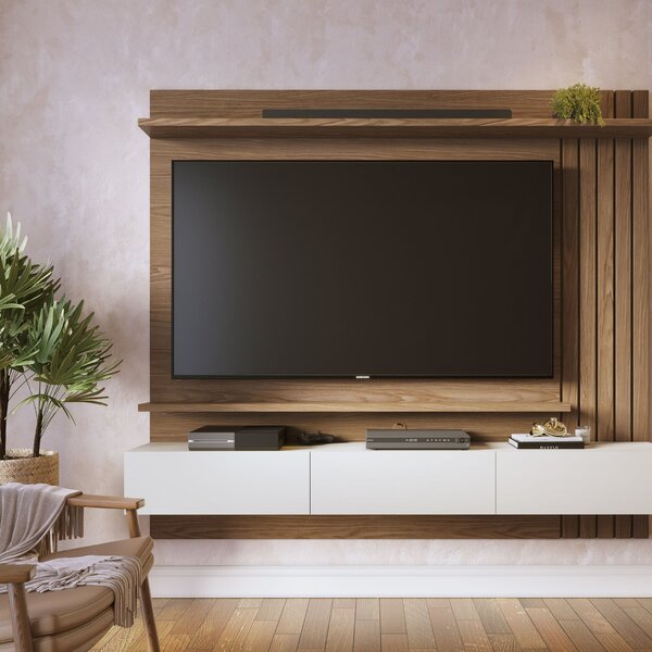 Painel Ripado Para Tv Até 70 Polegadas 3 Portas Basculantes 2