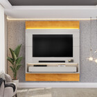 Painel Ripado Para Tv Até 70 Polegadas Com Led 2 Gavetas Em M