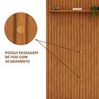 Painel Ripado Para Tv Até 75 Polegadas 250cm X 240cm Freijó P