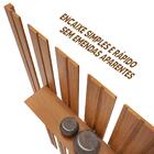 Painel Ripado Para Tv Até 75 Polegadas 250cm X 240cm Freijó P