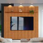 Painel Ripado Para Tv Até 75 Polegadas 250cm X 240cm Freijó P