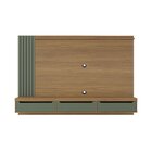 Painel Ripado Para Tv Até 75 Polegadas 3 Gavetas 2m Presence