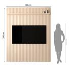 Painel Ripado Para Tv Até 75 Polegadas Intense 180cm
